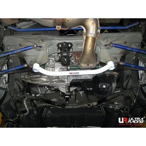 Achter Onderste Veerpootbrug 2 Points Wit Staal Toyota MR2 Ultra Racing