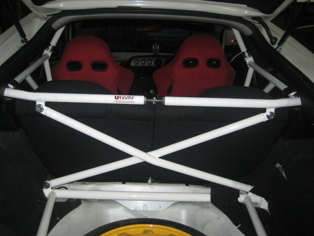 &Uuml;berrollk&auml;fig hinten Stahl Wei&szlig; Honda Integra Ultra Racing