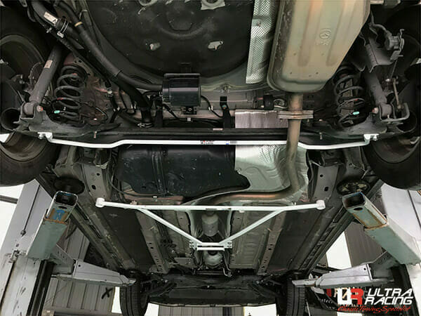 Rear Stabilizer Bar White 16mm Steel Mazda 2 Ultra Racing