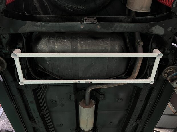 Achter Veerpootbrug 4 Points Wit Staal Mitsubishi Colt Ultra Racing