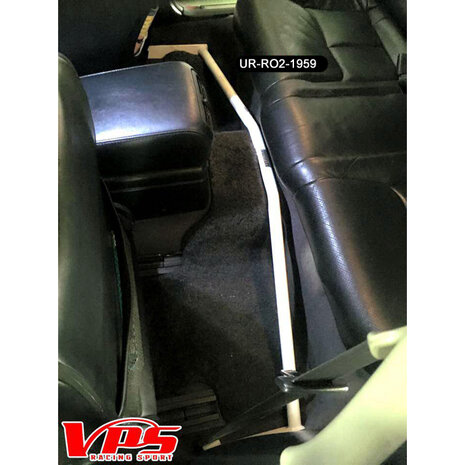 Central Floor Rod 2 Points White Steel Infiniti Nissan Ultra Racing