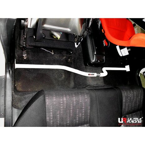 Centrale Vloer Stang 2 Points Wit Staal Lexus Toyota Ultra Racing