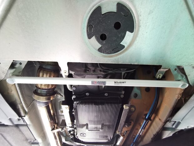 Front Crossmember Bracket White Steel Toyota Supra Ultra Racing