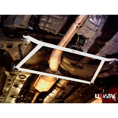 Voor H-Brace 4 Points Wit Staal Mitsubishi Lancer Ultra Racing