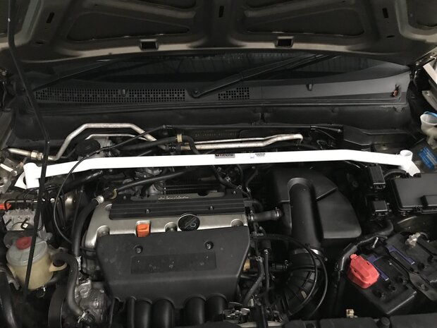 Avant barre anti-rapprochement 2 points en acier blanc Honda CR-V Ultra Racing