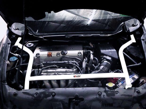 Voor Veerpootbrug 4 Points Wit Staal Honda Civic Ultra Racing