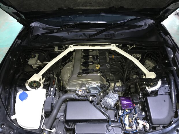 Voor Veerpootbrug 4 Points Wit Staal Mazda MX-5 Ultra Racing