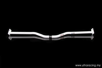 Central Floor Rod 2 Points White Steel Honda Civic Ultra Racing