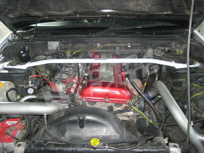 Vorne Domstrebe Wei&szlig; Stahl Nissan S13 Ultra Racing