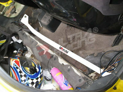 Center Floor Rod 2 Points White Steel Mazda RX-7 Ultra Racing