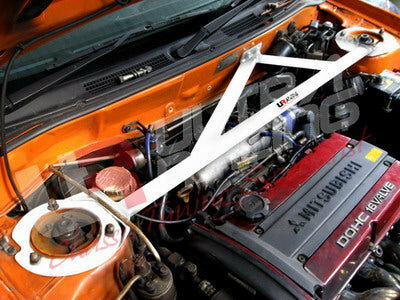 Voor Veerpootbrug 3 Points Wit Staal Mitsubishi Lancer Evolution Ultra Racing