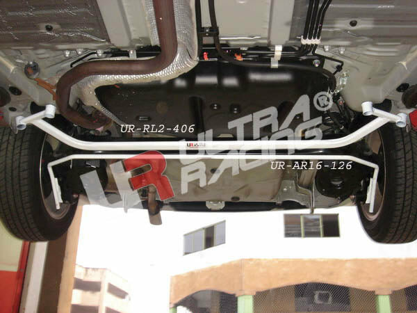 Achter Stabilisatorstang Wit 16mm Staal Toyota Yaris Ultra Racing