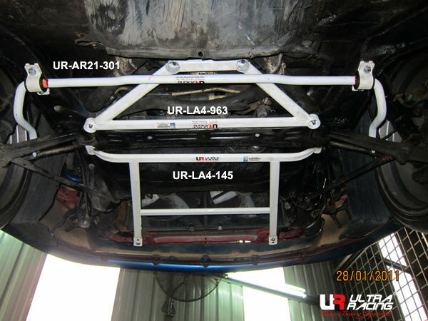 Front Stabilizer Bar White 21mm Steel Toyota MR2 Ultra Racing