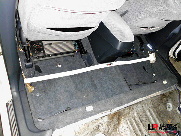 Zentrale Bodenstrebe 2 Punkte Wei&szlig;er Stahl Honda Accord Ultra Racing