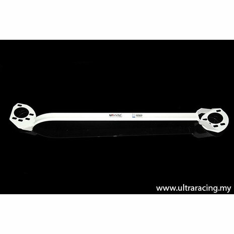Front Strut Brace White Steel Honda Accord Ultra Racing