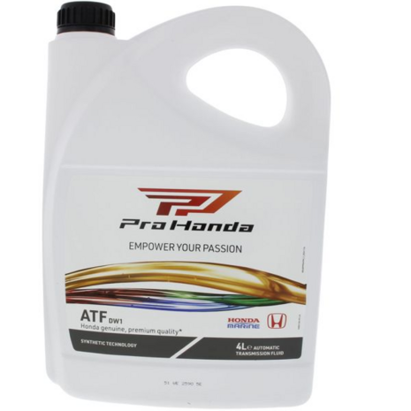 Huile de bo&icirc;te de vitesses automatique ATF-DW1 - 4 Litres Genuine Honda