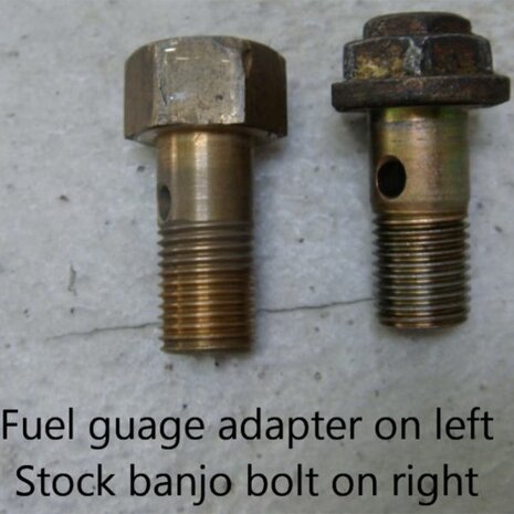 Banjobout adapter voor brandstofdruk meter/sensor BLOX Racing