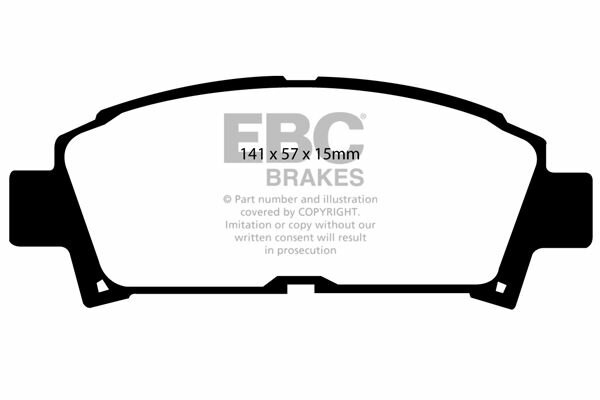 Front Brake Pads Ultimax2 Toyota Avensis Carina MR2 EBC