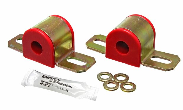 Universele stabilisatorstang rubbers (22mm) - Rood Energy Suspenion
