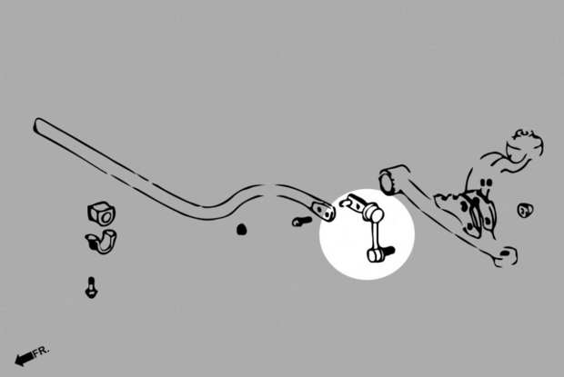 versterkte stabilisatorstang voorzijde LEXUS GS300 &#039;93-05 Hardrace