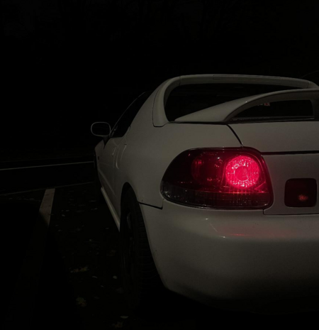 Achterlichten rood/wit APC Honda Del Sol