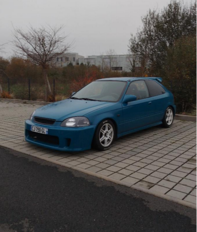 Front bumper Backyard Aerodynamics Honda Civic 96-98