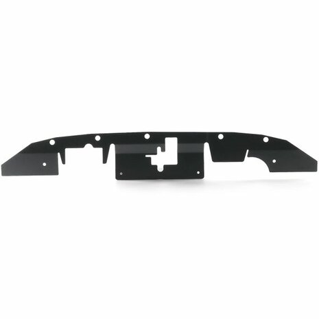 K&uuml;hlerk&uuml;hlplatte aus schwarzem Aluminium Circuit Hero Honda Civic