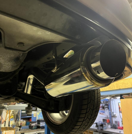 End silencer stainless steel G50 SRS Honda
