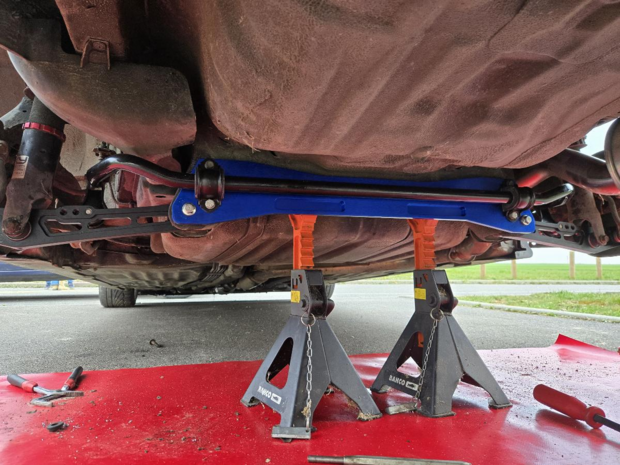 Hintere untere Querlenker schwarz geh&auml;rtete Gummibuchsen Hardrace Honda Civic CRX Del Sol Integra