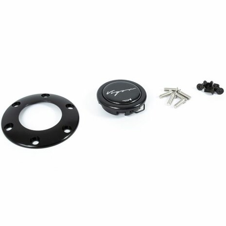 Spa-Lenkrad 350/50 mm Leder mit schwarzen N&auml;hten Vigor