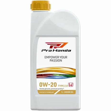 Motor&ouml;l 0W20 Typ 2.0 vollsynthetisch - 1 Liter Genuine Honda