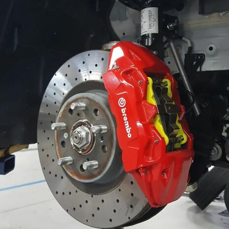 remblokken voorzijde Spoon Sports / Brembo Honda Civic Type R