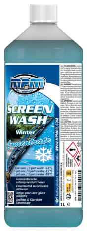 Scheibenwaschfl&uuml;ssigkeits-Frostschutzkonzentrat -22&deg;C - 1 Liter MPM Oil