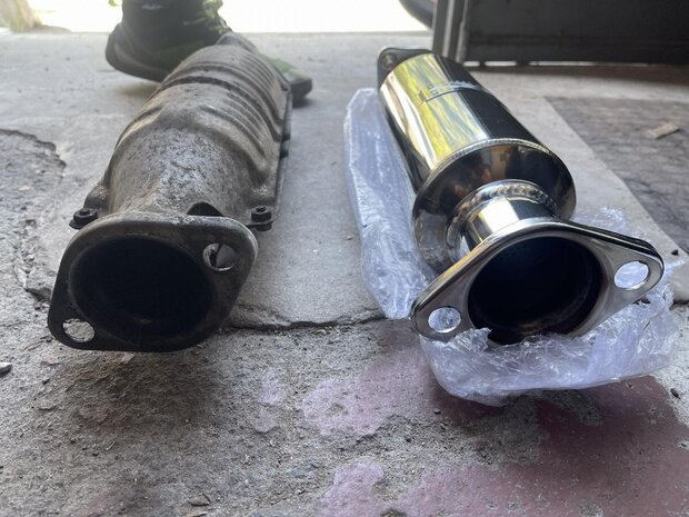 Cat de remplacement en acier inoxydable de type P SRS Honda Civic Del Sol