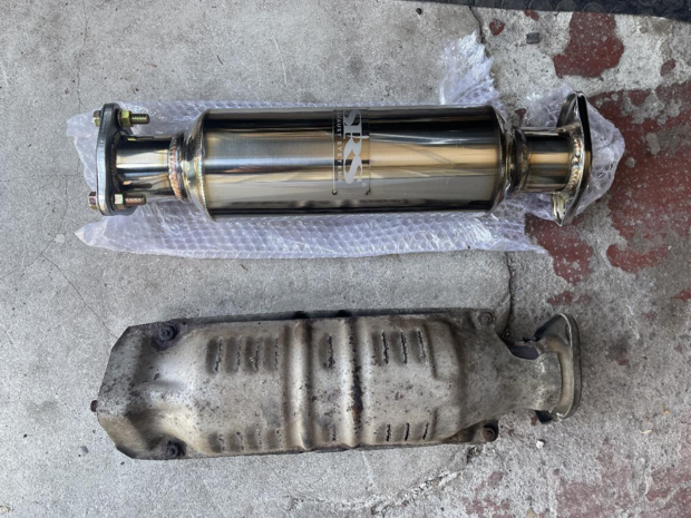 Cat de remplacement en acier inoxydable de type P SRS Honda Civic Del Sol