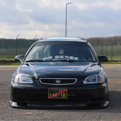 LED-Scheinwerfer &ndash; Schwarz/Bernstein FullRacing Honda Civic
