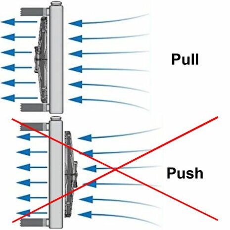 Fan (slim fan) (14'' / 35.6cm) - Black APP