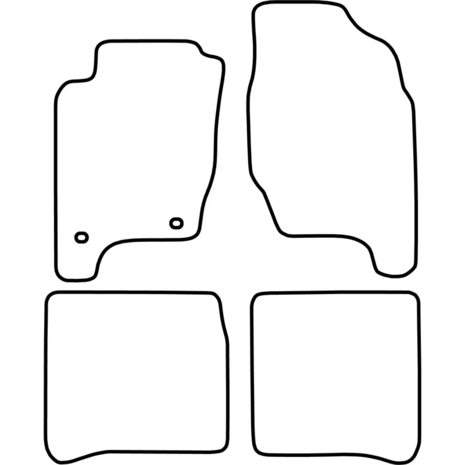 Textil-Fu&szlig;matten Toyota Carina E