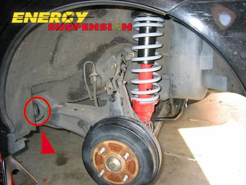 L&auml;ngslenkergummis &ndash; Rot Energy Suspenion Honda