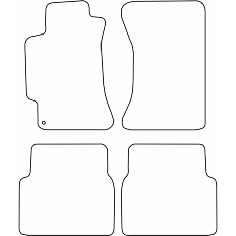 Tapis de sol en textile Subaru Impreza