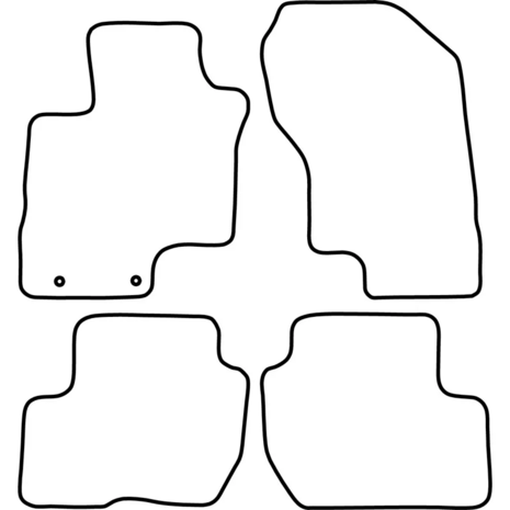 Velours-Fu&szlig;matten Mitsubishi Eclipse Cross