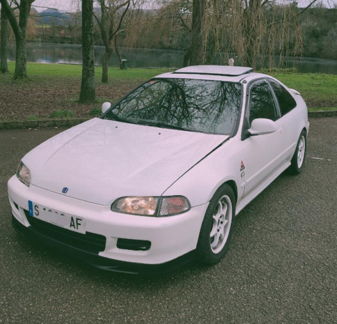 Front bumper lip Spoon Aerodynamics Honda Civic