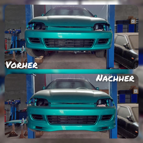 Front bumper lip Spoon Aerodynamics Honda Civic
