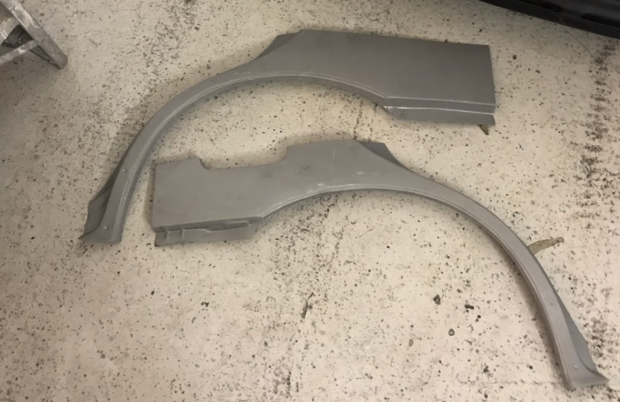 Links Reparaturblech f&uuml;r Heckfl&uuml;gel Subaru Impreza