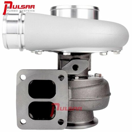 S372 950HP GEN2 Gleitlager-Turbo &ndash; Standard &ndash; 80 x 73 mm &ndash; T4 geteiltes .91 V-Band Pulsar Turbo Systems