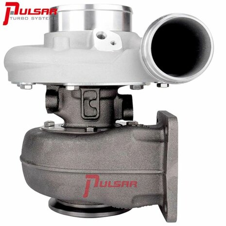 S372 950HP GEN2 Gleitlager-Turbo &ndash; Standard &ndash; 80 x 73 mm &ndash; T4 geteiltes .91 V-Band Pulsar Turbo Systems