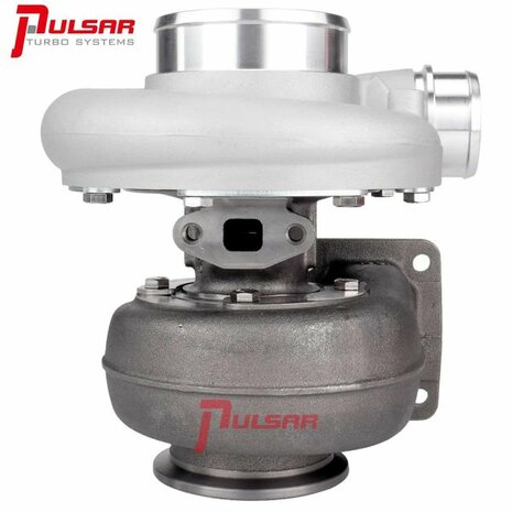 S372 950HP GEN2 Gleitlager-Turbo &ndash; Standard &ndash; 80 x 73 mm &ndash; T4 geteiltes .91 V-Band Pulsar Turbo Systems