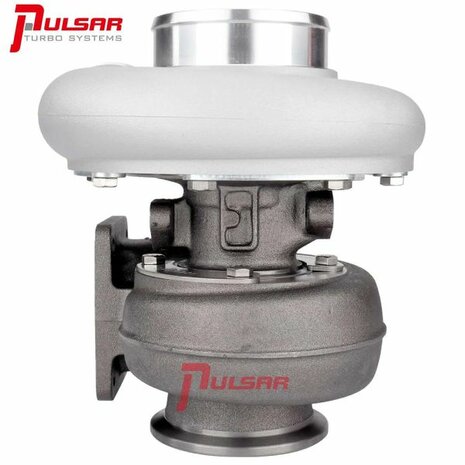 S372 950HP GEN2 Gleitlager-Turbo &ndash; Standard &ndash; 80 x 73 mm &ndash; T4 geteiltes .91 V-Band Pulsar Turbo Systems