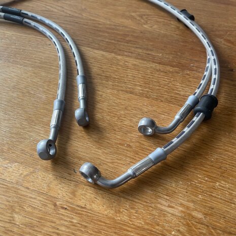Brake lines stainless steel braided Mazda MX 5 NC 05-09 Goodridge T&Uuml;V