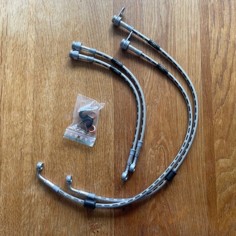 Brake lines stainless steel braided Mazda MX 5 NC 05-09 Goodridge T&Uuml;V